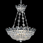 Trilliane Bowl Pendant - Polished Stainless Steel / Heritage Crystal