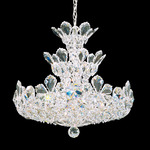 Trilliane Chandelier - Polished Stainless Steel / Radiance Crystal