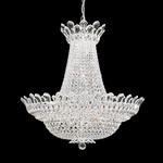 Trilliane Grand Chandelier - Polished Stainless Steel / Heritage Crystal