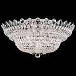 Trilliane Large Ceiling Light - Polished Stainless Steel / Heritage Crystal