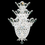 Trilliane Wall Sconce - Polished Stainless Steel / Heritage Crystal