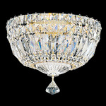 Petit Crystal Deluxe Ceiling Flush Light - Aurelia / Radiance Crystal
