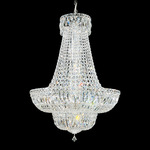 Petit Crystal Deluxe Chandelier - Polished Silver / Optic Crystal