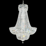 Petit Crystal Deluxe Chandelier - Polished Silver / Optic Crystal