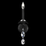 Helenia Wall Sconce - Black / Heritage Crystal