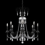 Helenia Chandelier - Black / Clear