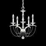 Priscilla Chandelier - White / Optic Crystal