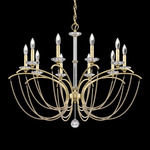 Priscilla Chandelier - Heirloom Silver / Bronze Pearl