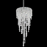 Chantant Mini Pendant - Stainless Steel / Radiance Crystal