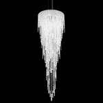 Chantant Chandelier - Stainless Steel / Optic Crystal