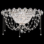 Chrysalita Ceiling Flush Light - Stainless Steel / Radiance Crystal