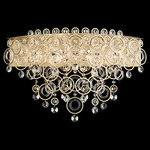 Circulus Wall Sconce - Heirloom Silver / Optic Crystal