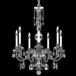 Hamilton Nouveau Chandelier - Polished Silver / Heritage Crystal