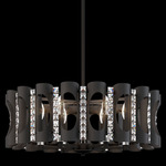 Twilight Chandelier - Black / Optic Crystal