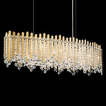 Chatter Linear Oval Pendant - Gold Mirror / Radiance Crystal