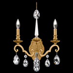 Renaissance Nouveau Wall Sconce - Heirloom Gold / Heritage Crystal