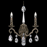 Renaissance Nouveau Wall Sconce - Heirloom Bronze / Heritage Crystal