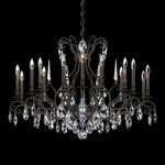 Renaissance Nouveau Grand Chandelier - Black / Heritage Crystal