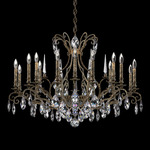 Renaissance Nouveau Grand Chandelier - Heirloom Bronze / Heritage Crystal