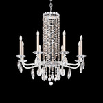 Siena Chandelier - Antique Silver  / Radiance Crystal