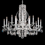 Siena Claw Chandelier - Stainless Steel / Radiance Crystal