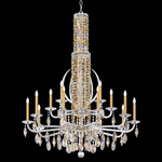 Siena Claw Chandelier - Heirloom Gold / Radiance Crystal