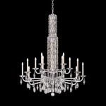 Siena Chandelier - Antique Silver  / Radiance Crystal