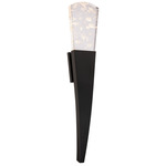 Embrace Color Select Wall Sconce - Black / Optic Haze Quartz