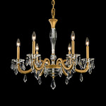 Napoli Chandelier - Heirloom Gold / Radiance Crystal