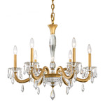 Napoli Chandelier - Heirloom Gold / Radiance Crystal