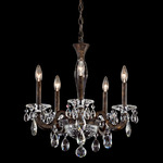 San Marco Chandelier - Heirloom Bronze / Radiance Crystal