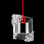 Eva Color Select Pendant - Red Rope / Radiance Crystal