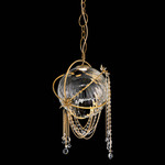 Revere Color Select Mini Pendant - Heirloom Gold / Radiance Crystal