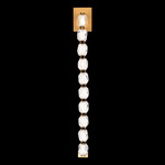 Seduction Color Select Hanging Wall Sconce - Aged Brass / Radiance Crystal