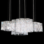 Selene Chandelier - Stainless Steel / Optic Crystal