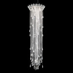 Trilliane Strands Long Pendant - Stainless Steel / Radiance Crystal