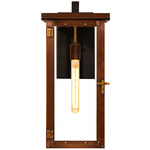 Dinardi Outdoor Wall Light - Antique Copper / Clear
