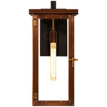 Dinardi Outdoor Wall Light - Antique Copper / Clear