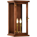 Viera Outdoor Wall Light - Antique Copper / Clear