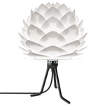 Silvia Mini Tripod Table Lamp - Black / White