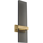 Flyta Wall Sconce - Natural Brass / Transparent Smoke