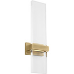 Flyta Wall Sconce - Natural Brass / Clear