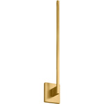 Klee Wall Sconce 120V - Natural Brass