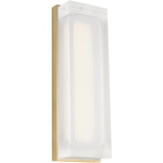 Milley Wall Sconce - Natural Brass / Crystal