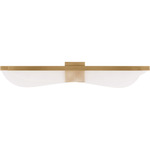 Nyra Bathroom Vanity Light - Plated Brass