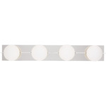 Orbel Bathroom Vanity Light - Polished Nickel / Frosted