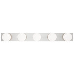 Orbel Bathroom Vanity Light - Polished Nickel / Frosted