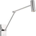 Ponte Large Task Wall Sconce - Polished Nickel