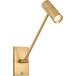 Ponte Small Task Wall Sconce - Natural Brass
