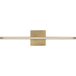 Serre Bathroom Vanity Light - Natural Brass / Crystal